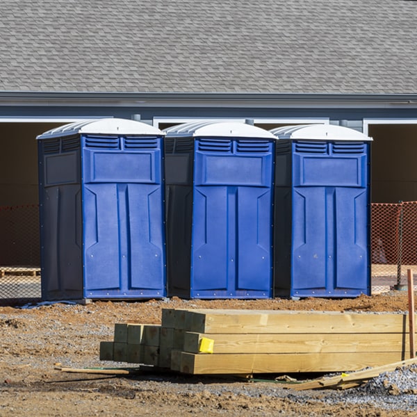 are there any restrictions on what items can be disposed of in the portable restrooms in Glen Richey PA